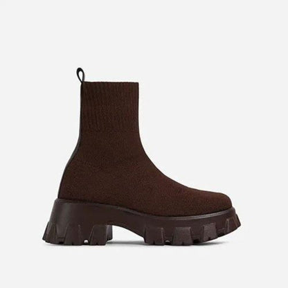 Variant image for Damen-Plateaustiefel, sportlich, synthetisches Design-25