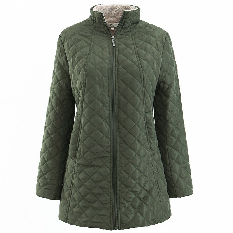 Variant image for Damenjacke Modernes Design aus Baumwolle und Polyester für den Herbst-7