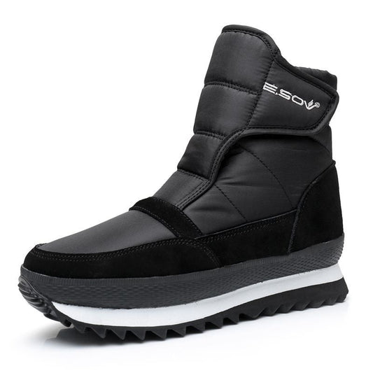Winterstiefel Damen Sportlich Baumwolle und Polyester-1