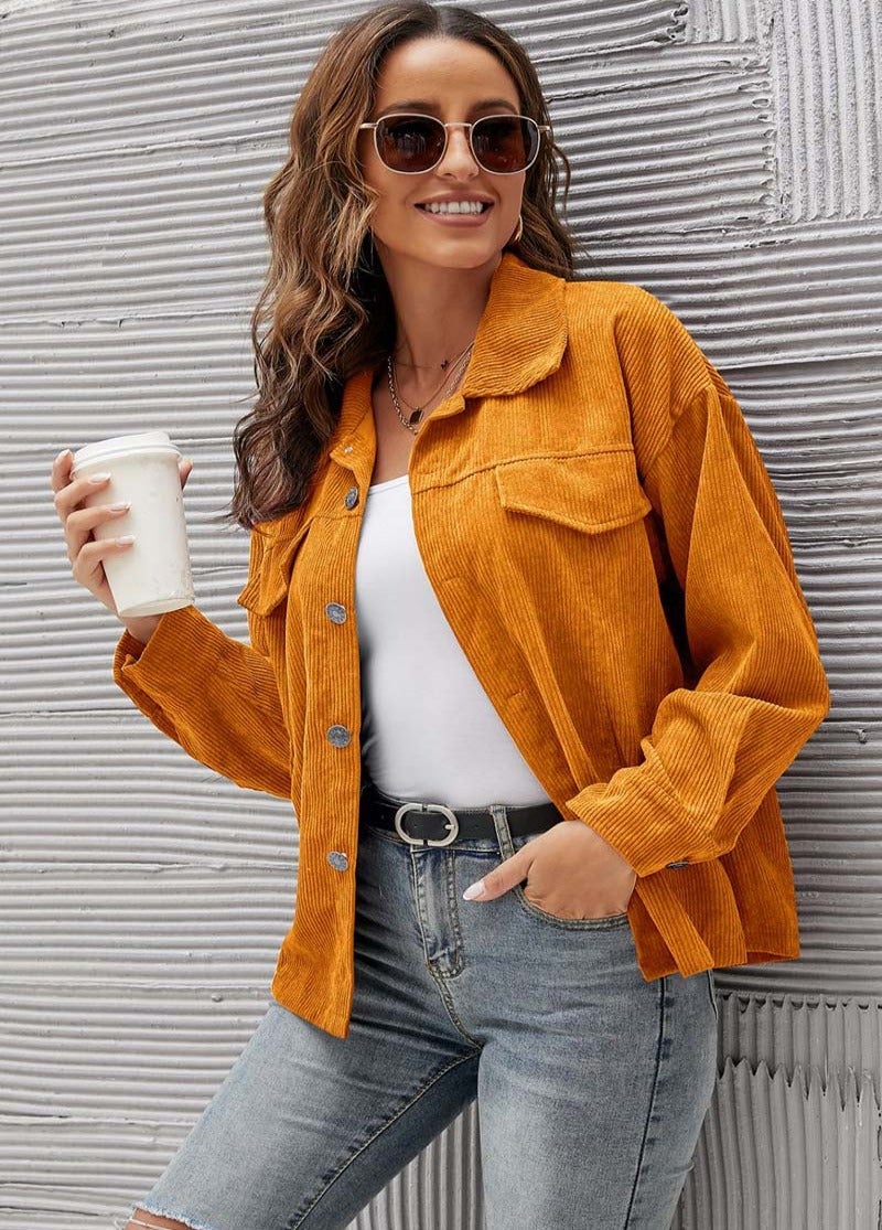 Variant image for Damen-Cordjacke, modern, Kordel, Baumwolle, Polyester-16