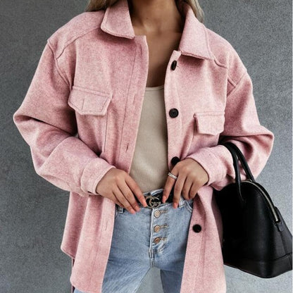Variant image for Damen Hemdjacke Elegant Baumwolle Polyester-41