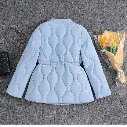 Damenjacke Klassisch Gesteppt Baumwolle und Polyester-2