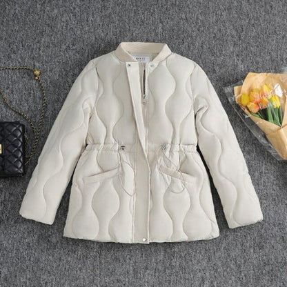 Damenjacke Klassisch Gesteppt Baumwolle und Polyester-6