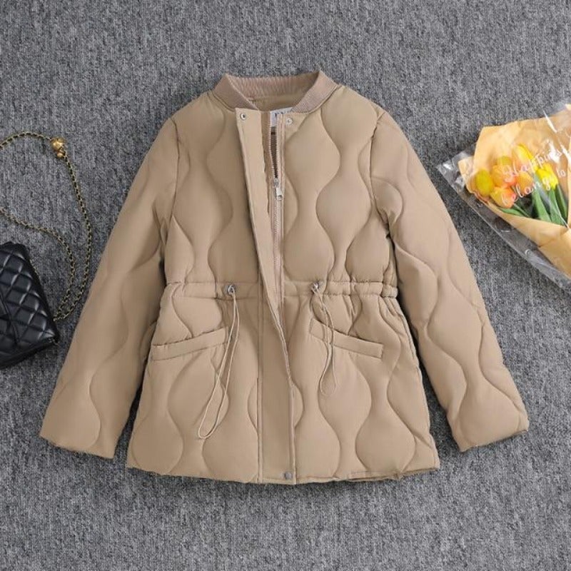 Damenjacke Klassisch Gesteppt Baumwolle und Polyester-1