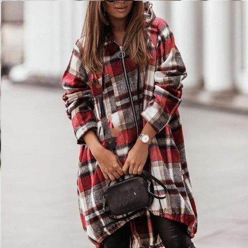 Lässige Damen-Freizeitjacke aus Baumwolle und Polyester – vorne kurz und hinten länger, zeitloser Kragen, S-XL 1