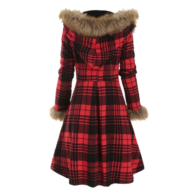 Damen-Trenchcoat, kurz, mit feminin, Schnitt, Baumwolle, Polyester-4