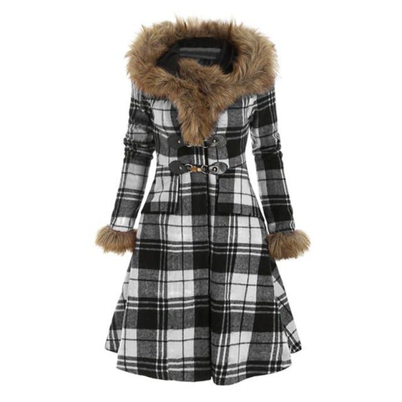 Damen-Trenchcoat, kurz, mit feminin, Schnitt, Baumwolle, Polyester-5