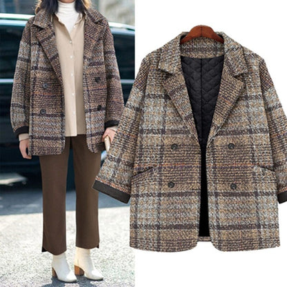 Damen-Mantel, kurz, klassische Baumwolle, Polyester-1