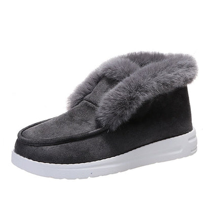 Variant image for Winterstiefel Damen Öko-Leder Gefüttert Für Kalte Tage-19