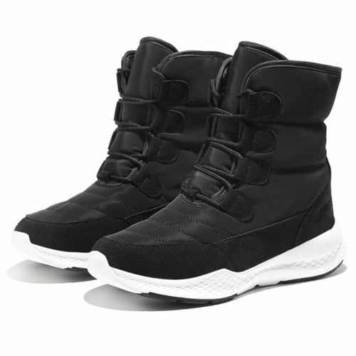 Herren-Winterstiefel, wasserfester Gummisohle, hoch, Schulter-1