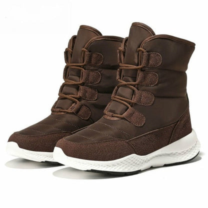 Herren-Winterstiefel, wasserfester Gummisohle, hoch, Schulter-5