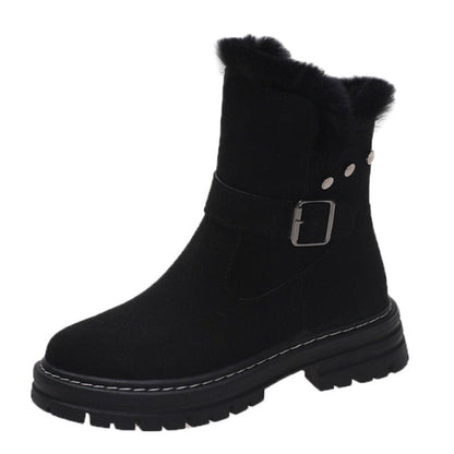 Variant image for Damen Winter-Knöchelschuhe Eco-Leder mit kuscheligem Innenfutter-7
