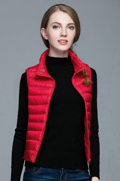 Variant image for Damen-Daunenweste, ärmellos, leichte Wärme, Polyamid/Nylon-37