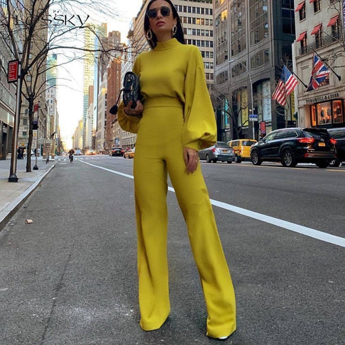 Damen-Jumpsuit Halbkragen Acrylfaser Elegantes und vielseitiges Design-1