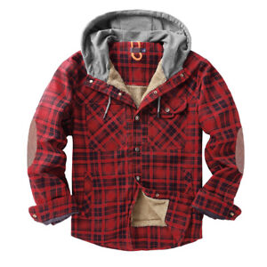 Herrenjacke, isoliert, kariert, mit praktischen Taschen-3