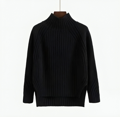 Damen-Strickpullover, Rollkragen, weiches Acryl-4