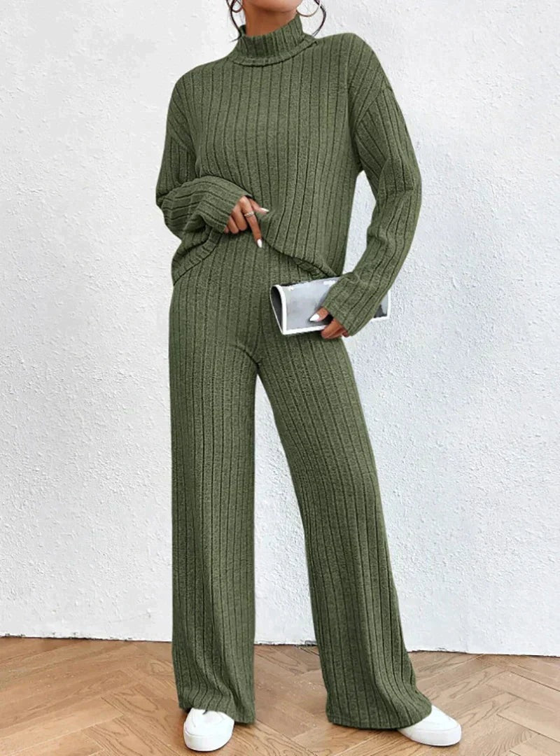Damen-Strickpullover, und, Hose, Set, weiche Qualität 4