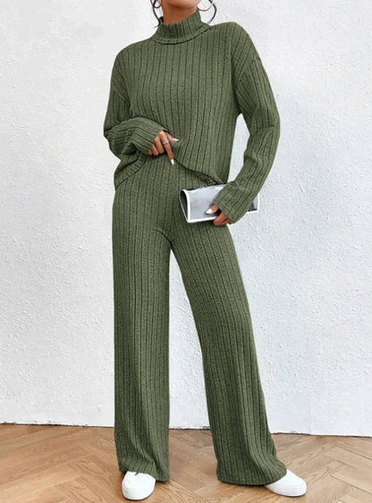 Damen-Strickpullover, und, Hose, Set, weiche Qualität 4