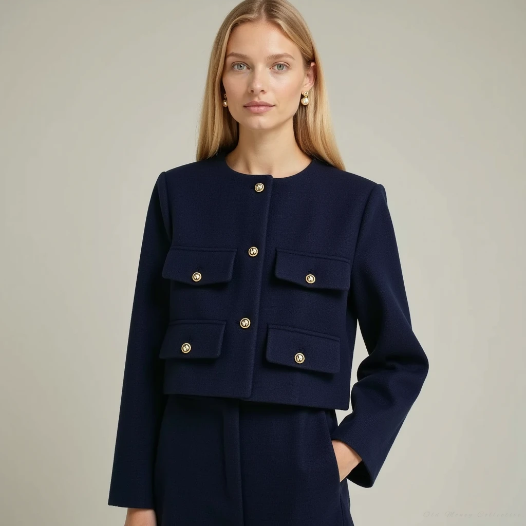 Damen-Blazer, cropped, modern, Polyester-3