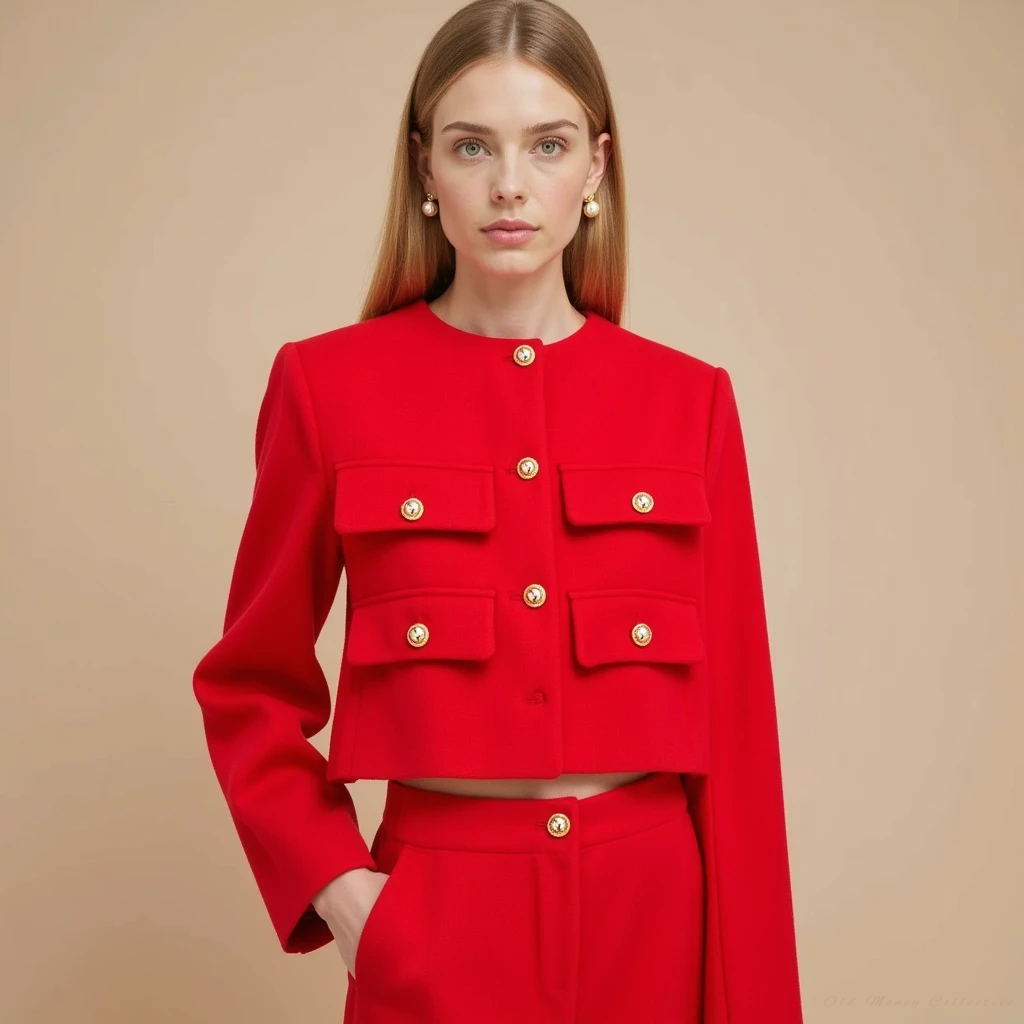 Damen-Blazer, cropped, modern, Polyester-4