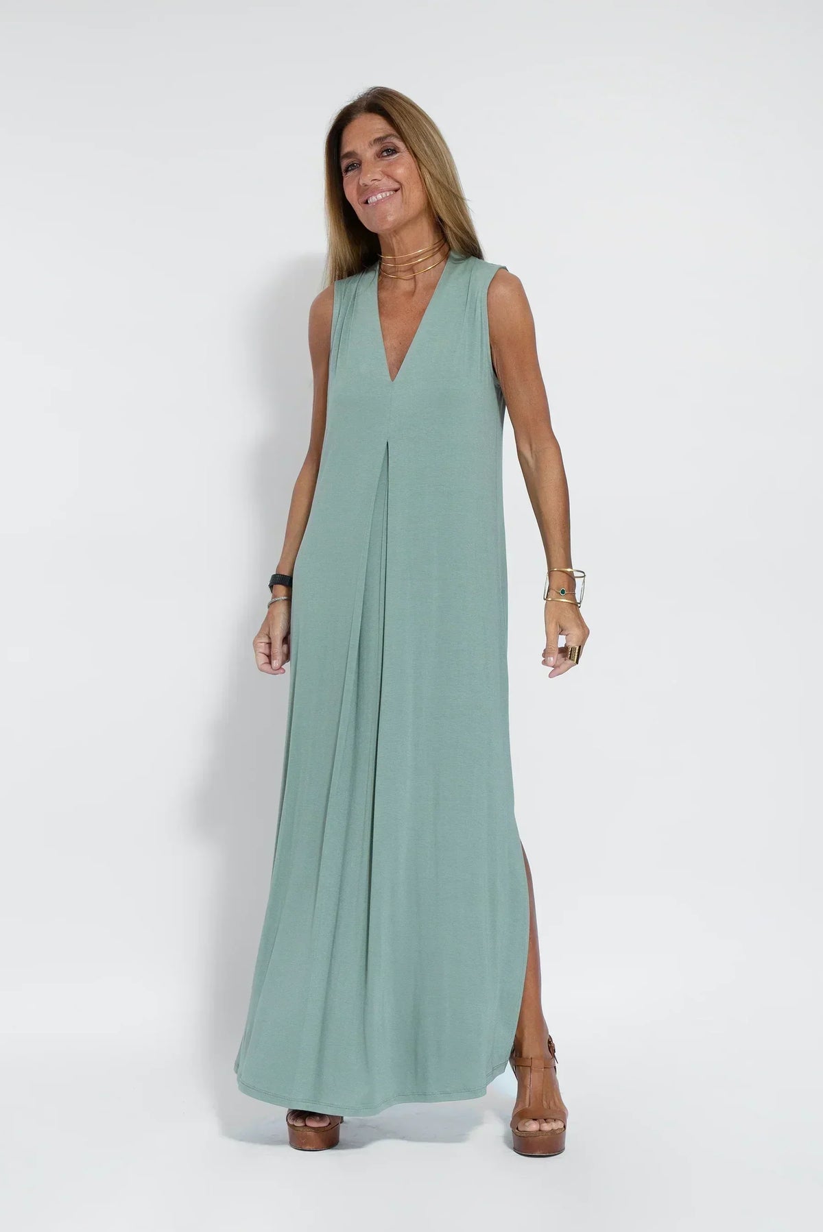 Variant image for Damen-Kleid, elegant, fließendes Polyester-16