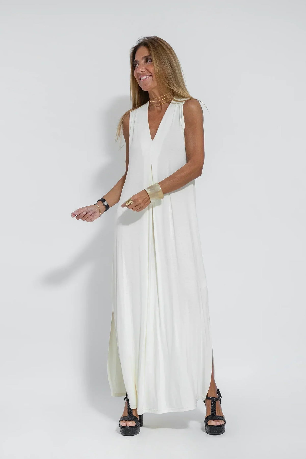 Variant image for Damen-Kleid, elegant, fließendes Polyester-6
