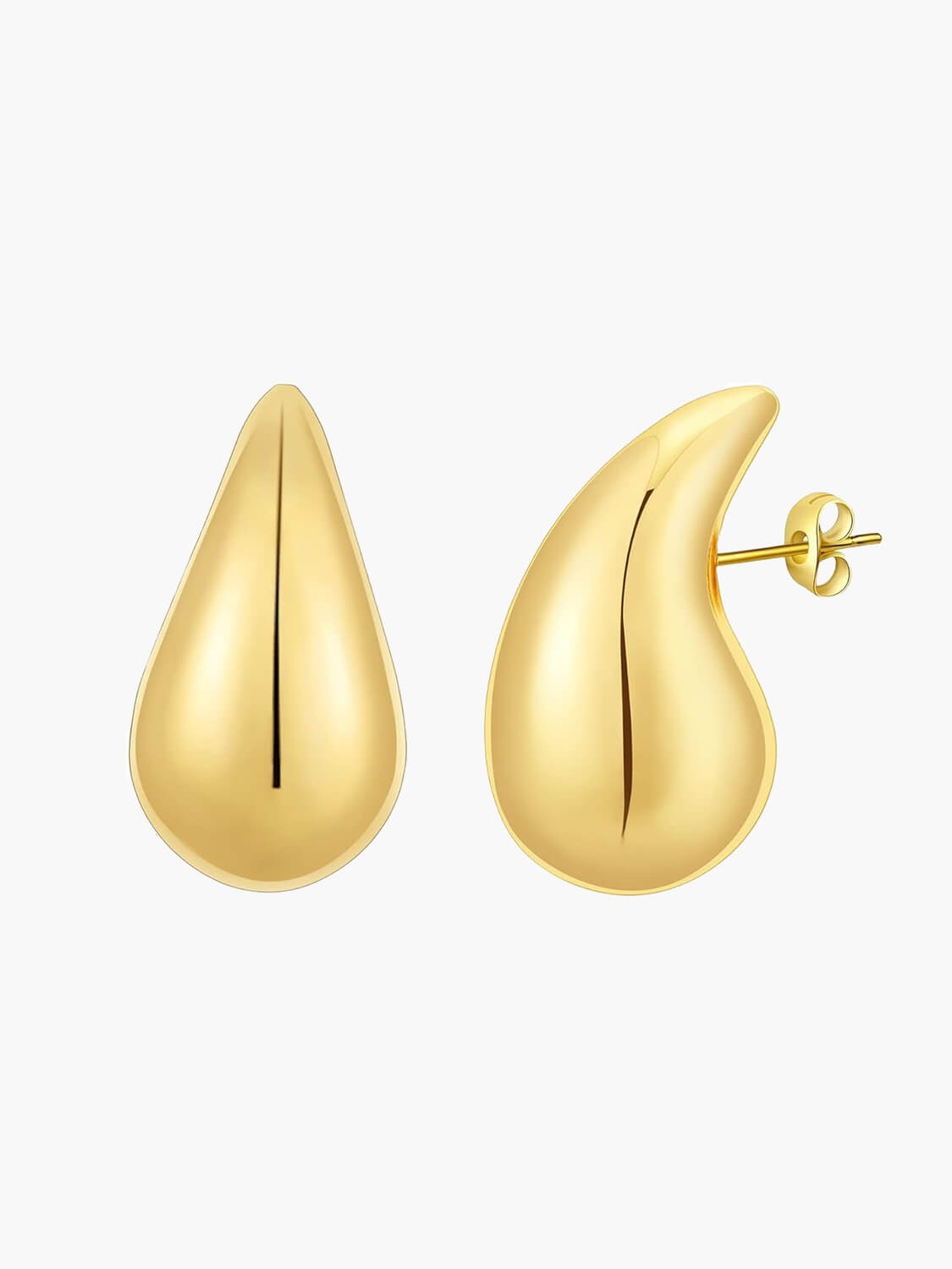 Damen-Ohrringe, elegant, 14k Goldplattierung-3
