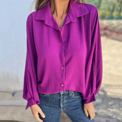 Elegante weiße Damen-Leinenbluse für Alltag und Fest – hochwertige und bequeme Bluse aus 100 % Leinen 5