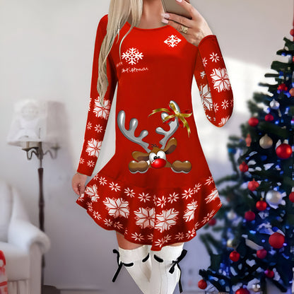 Damen-Minikleid, glitzernd, leicht, Material, für festliche Anlässe-3