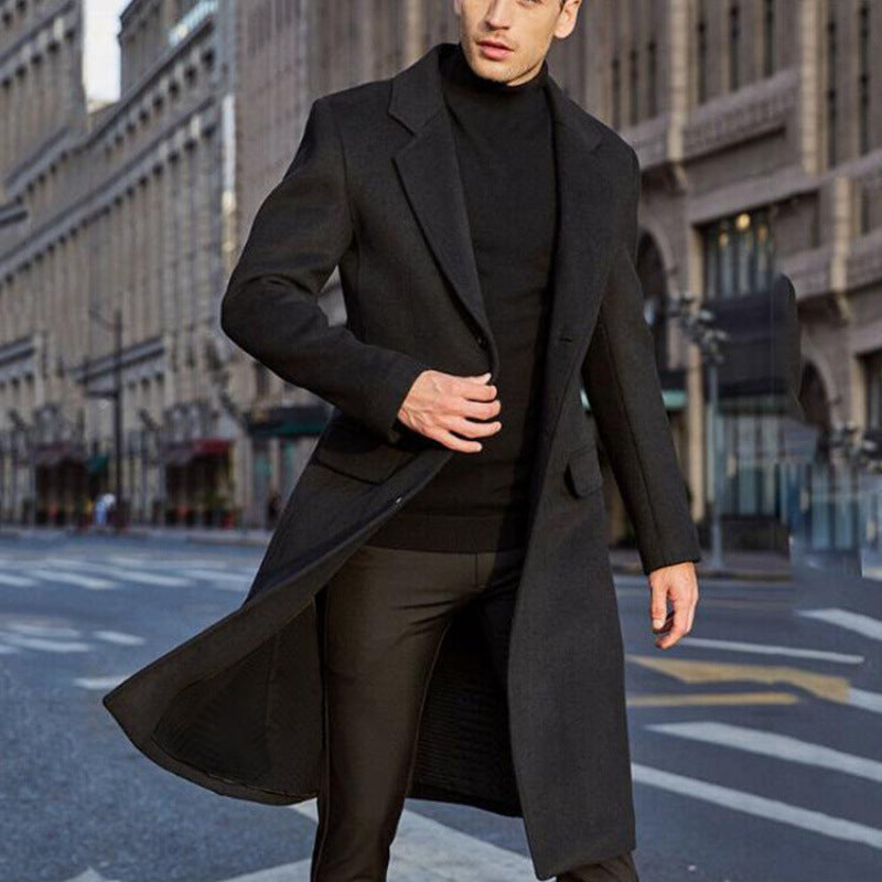 Herren-Wintermantel, zeitlos, chic, hochwertiges Material-1