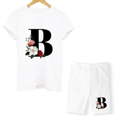 Damen-T-Shirt, Blumenmuster, Nylon, Polyester, kurzärmelig 8