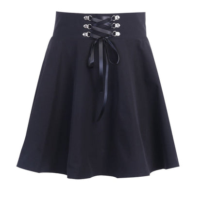 Variantenbild für Damen-Minirock mit plissierter Spitze aus Polyester und Spandex-1