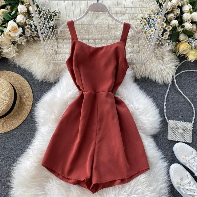 Damen-Jumpsuit ärmellos aus Polyester und Spandex – elegant und stilrein für sommerliche Festlichkeiten 9
