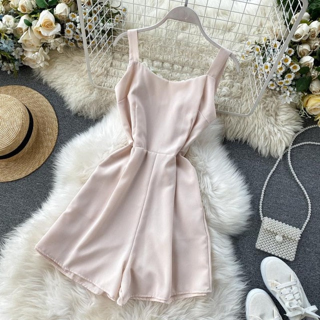 Ärmelloser Damen-Jumpsuit aus Polyester und Spandex – elegant und stilvoll für sommerliche Festlichkeiten 10