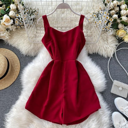 Ärmelloser Damen-Jumpsuit aus Polyester und Spandex – elegant und stilvoll für sommerliche Festlichkeiten 12