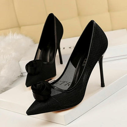 Variant image for Damen-Stilettpumps, spitze Zehe, Mesh-2