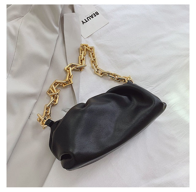 Variant image for Damen Schultertasche PU mit Kettenband Elegantes Design-2
