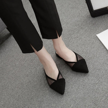 Variant image for Damen-Mules, transparent, Mesh, niedriger Absatz-2