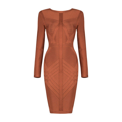 Variant image for Damen-Kleid, schmale Passform, Polyester-Elasthan, für Club und Fest-2