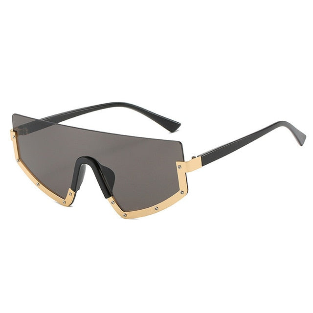 Unisex Sonnenbrillen Halbrahmenlos Polycarbonat UV400-1