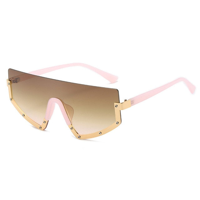 Unisex Sonnenbrillen Halbrahmenlos Polycarbonat UV400-6