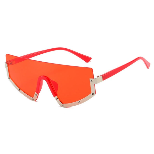 Variant image for Unisex Sonnenbrillen Halbrahmenlos Polycarbonat UV400-6
