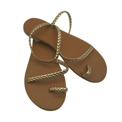 Variant image for Damen-Sandalen, Gladiator, geflochtenes PU-Leder-2