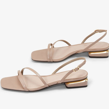 Variant image for Damen-Gladiator-Sandalen, verstellbar, Schnalle, PU-Leder-2