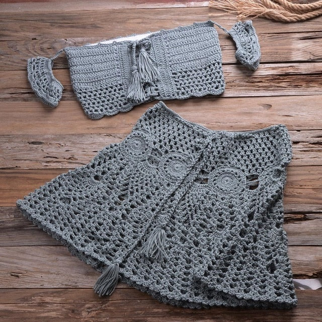 Variant image for Damen-Kleid Boheme Kurzarm Baumwolle und Lyocell-1