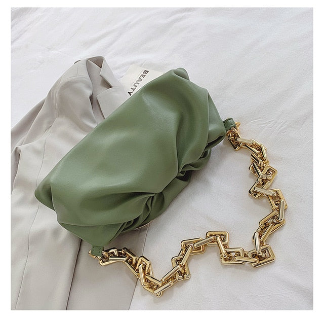 Variant image for Damen Schultertasche PU mit Kettenband Elegantes Design-9