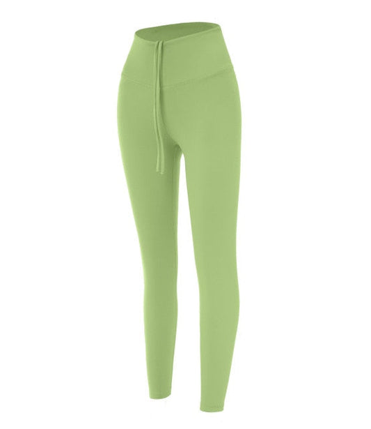 Damen-Leggings, Hoche Taille, Nylon, Elasthan, Vollänge, Komfortabeler Stil-1