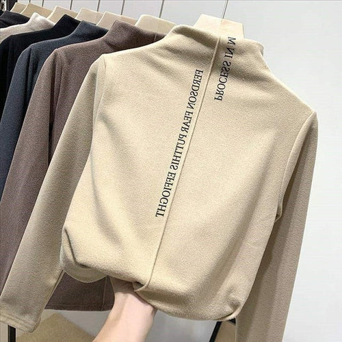 Herren-Pullover, Rollkragen, Nylon, mit Buchstaben-1