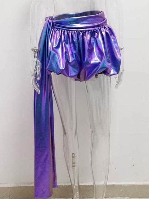 Variant image for Damen-Hose, kurz, drapiertes Polyester-3