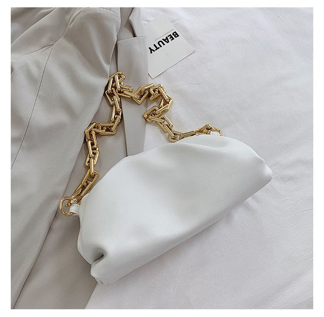 Variant image for Damen Schultertasche PU mit Kettenband Elegantes Design-7